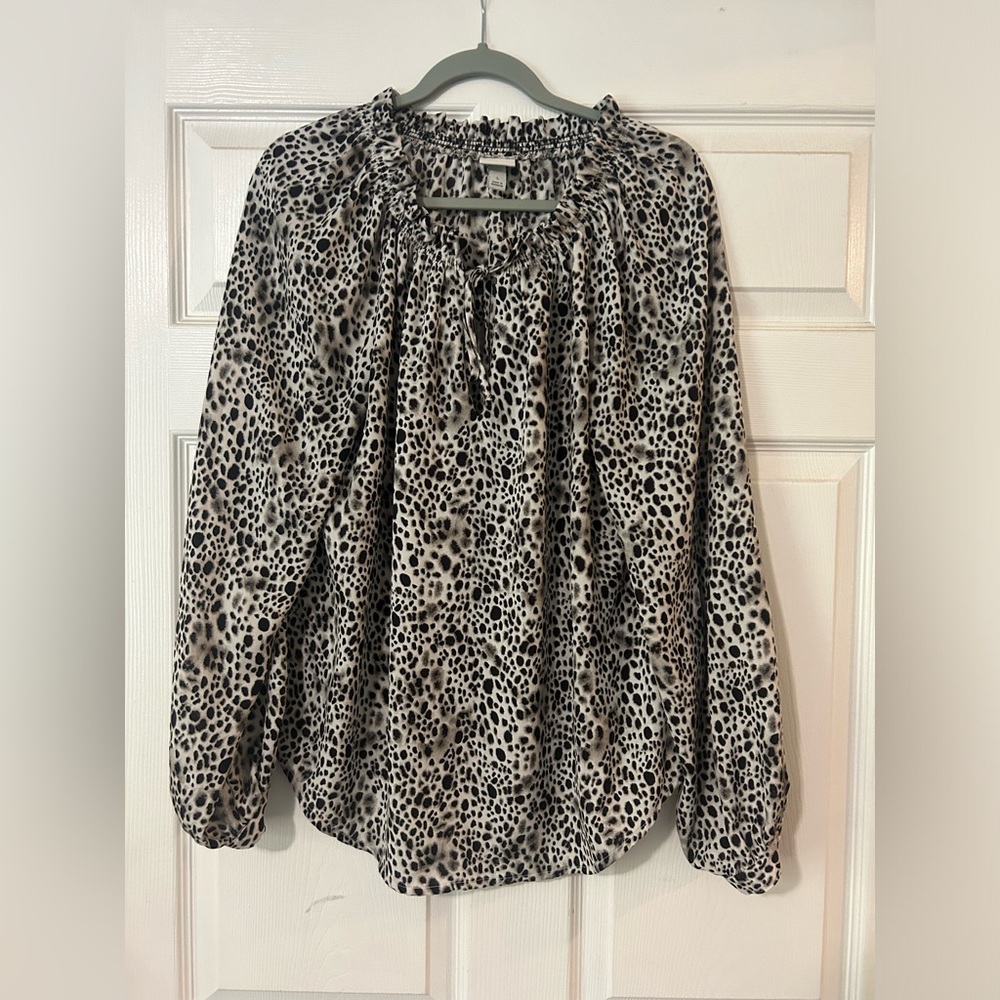 Leopard Print Women's Top